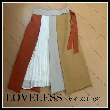 LOVELESS 플리츠 스커트 사이즈 36 (S)