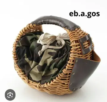 eb.a.gos 에바고스 초코볼 바스켓 백 아미 패턴 컨디션 최상