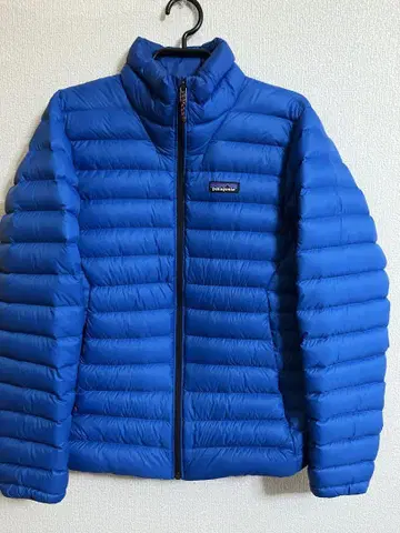 파타고니아 patagonia 다운 자켓 S 사이즈 파랑 다운 스웨터
