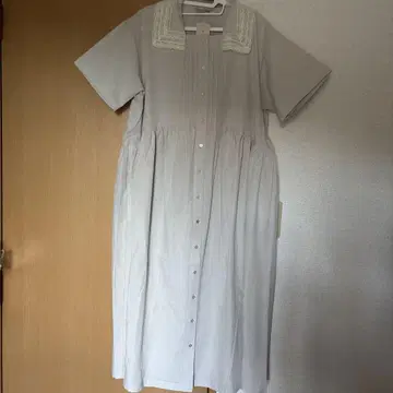사만사 모스모스 튤 레이스 옷깃 원피스