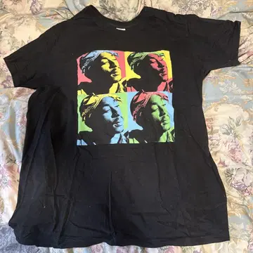 2pac XL 사이즈 컬러풀 티셔츠 힙합 아트