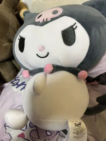 산리오 쿠로미 봉제 인형 자동차 시트 벨트에 부착 가능