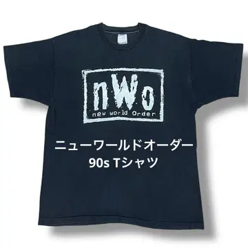 뉴 월드 오더 nwo 90s 티셔츠 wwe 프로레슬링 당시 상품 레어
