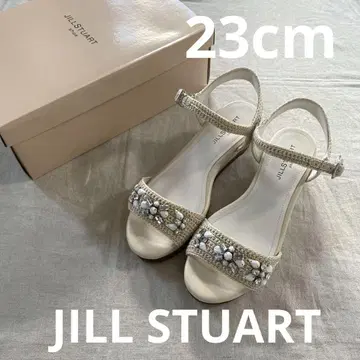 JILLSTUART 비즈 비쥬가 달린 샌들 베이지 23c 주트