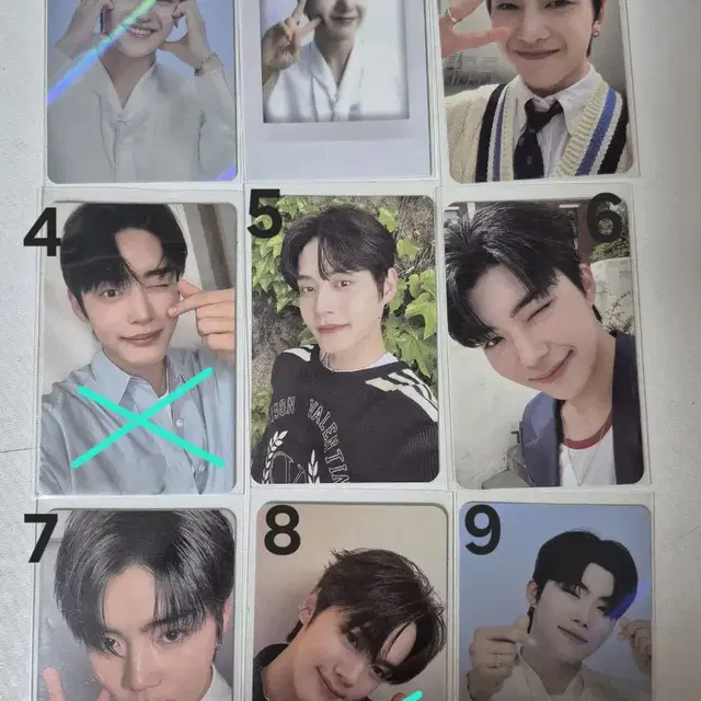 여러 아이돌 포카 양도합니다(2장에 0.05)