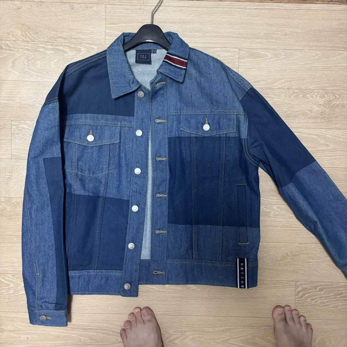 ROMANTIC CROWN ♥ QUILTED DENIM JACKET /追跡付 ROMANTIC CROWN] QUILTED DENIM JACKET /追跡付 (ROMANTIC CROWN