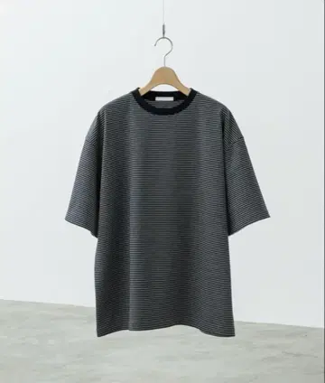 WYM LIDNM NARROW BORDER WIDE TEE 차콜 S