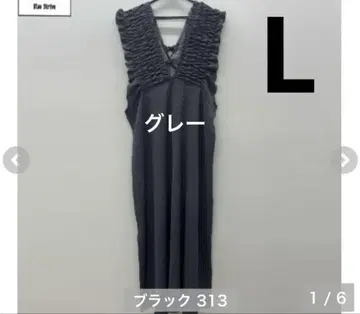 시마무라 셔링 원피스 L 그레이