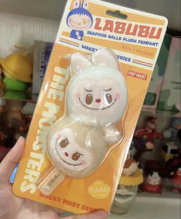 Pop mart Wacky Mart 시리즈 해산물 공 러브부
