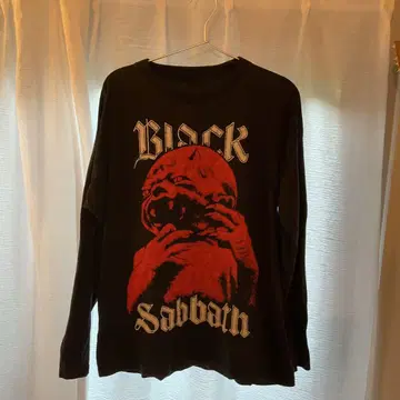 BLACK SABBATH 구제 의류 긴팔 티셔츠