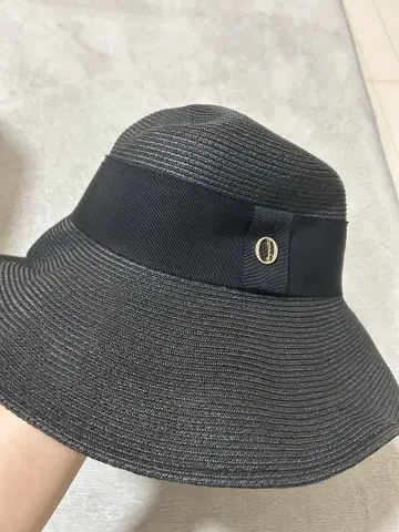 Chapeau d'O 블랙 밀짚모자