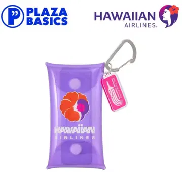HAWAIIAN AIRLINES 하와이안 항공 클리어 케이스 퍼플