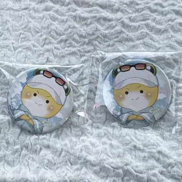 컬러풀 피치 히라카타 파크 캔뱃지 시바 2개 세트