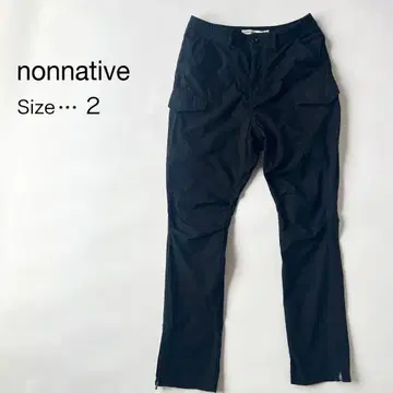 논 네이티브 카고 팬츠 코듀라 nonnative 블랙 2