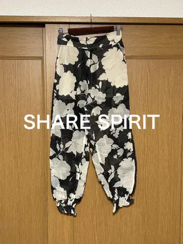 SHARE SPIRIT / 꽃무늬 조거 팬츠