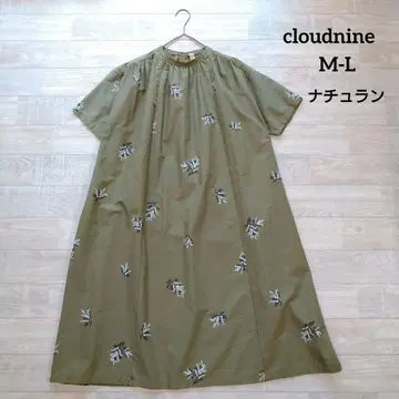 cloudnine 클라우드 나인 꽃무늬 코튼 원피스 M-L 나츄란