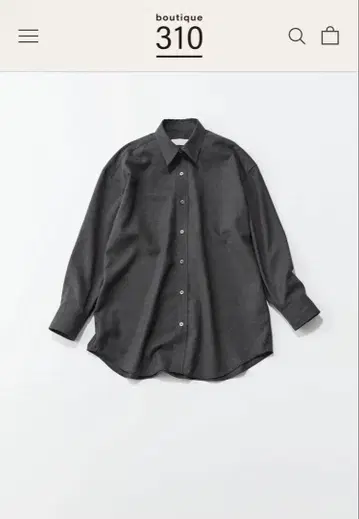 새상품 boutique310 THE ME 세탁 가능한 썸머 울 셔츠