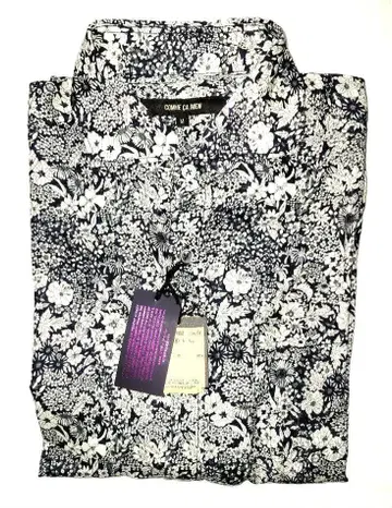 COMME CA MEN 꽃무늬 셔츠 LIBERTY M 사이즈