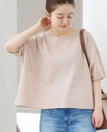 IENA 이에나 LEVITA 코튼 하프 슬리브 풀오버
