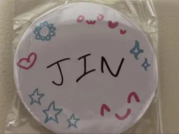BTS JIN 진 runseokjin 캡슐 토이 캔뱃지 미개봉