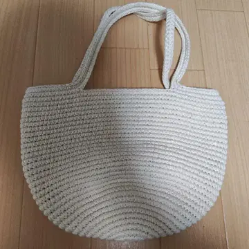 바스켓 백 손뜨개질