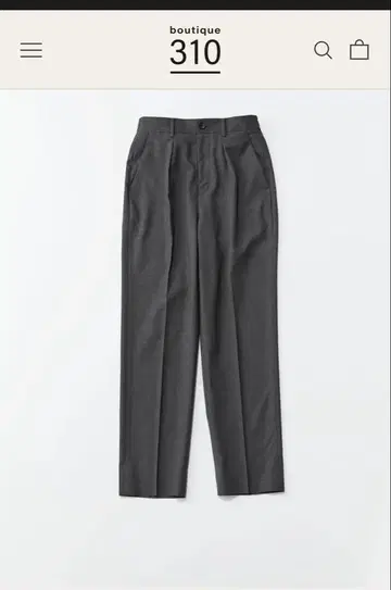 신상품 boutique310 세탁 가능한 썸머 울 테이퍼드 팬츠