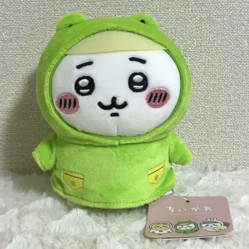 치이카와 (먼작귀) 봉제 인형 비오는 날 개구리 캇파