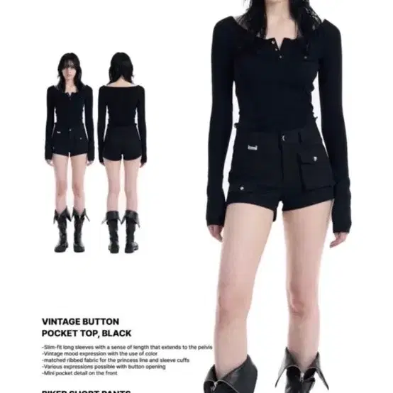 パンツ Bohemian seoul biker short pants パンツ Bohemian seoul biker short pants BOHEMIAN SEOUL