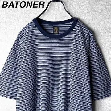 BATONER 보더 티셔츠 바토너