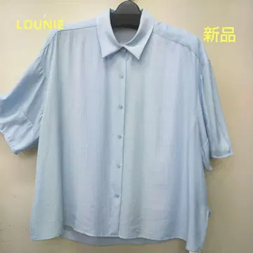 LOUNIE 새상품 라이트 블루 반팔 셔츠