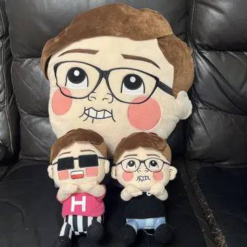히카킨 HIKAKIN 봉제 인형 페이스 쿠션
