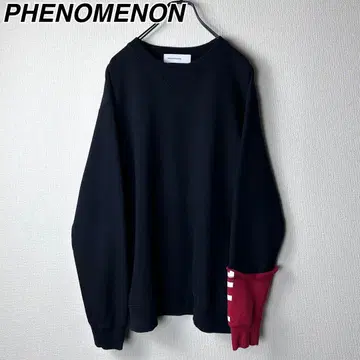 PHENOMENON 레어 아카이브 절개 맨투맨 트레이닝복 블랙
