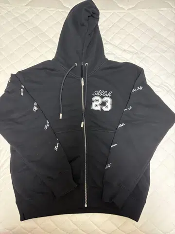 Off-White 23 Skate 로고 후드티