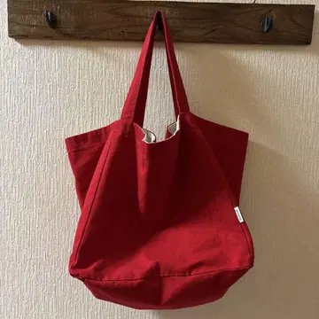 pouto 빨간색 토트백 라지