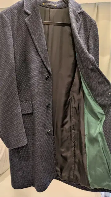 폴 스미스 캐시미어 롱 체스터 코트