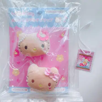 산리오 봉제 인형 멀티 클립 앞머리 클립 헬로키티 일광화상 키티
