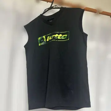 lotto 블랙 탱크탑 M