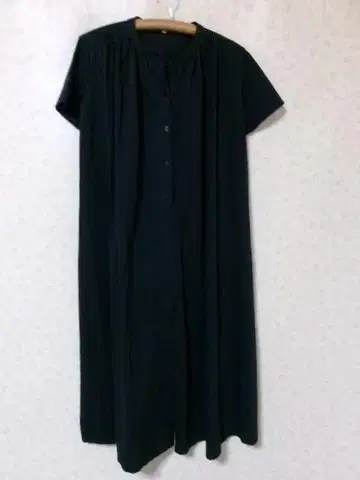 98043 매킨토시 철학 셔츠 원피스 블랙 38