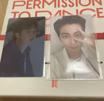 BTS PERMISSION TO DANCE 혜택 트레이딩 카드 RM