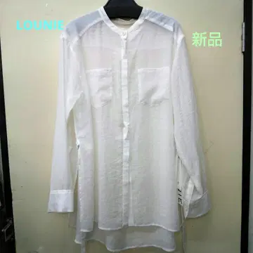 LOUNIE 화이트 긴팔 셔츠 새상품