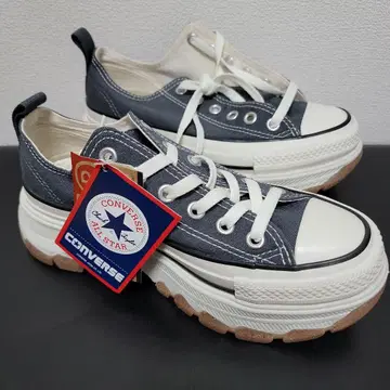 새상품 CONVERSE ALL STAR TREKWAVE 23.5cm 통굽