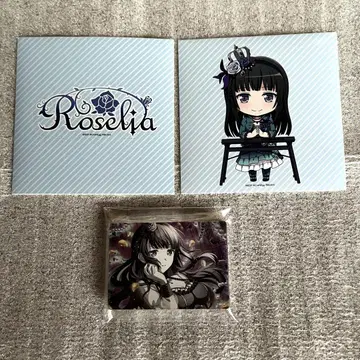 뱅드림 Roselia 흰금린코 스티커 + 아쿠브로 세트