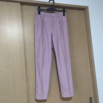 핑크 크롭 팬츠