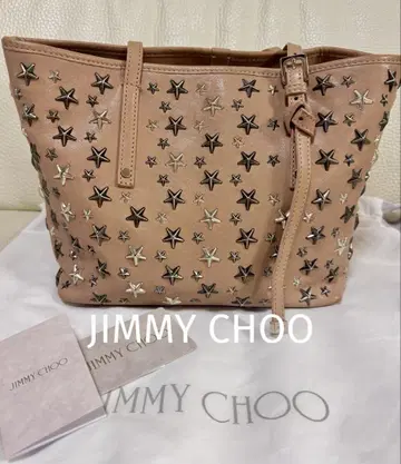 JIMMY CHOO 별 모양 스터드 토트백