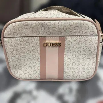 GUESS 숄더백 베이지/핑크
