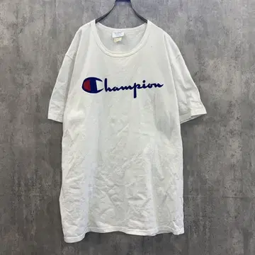 Champion 챔피온 반팔 티셔츠 화이트(2XL) 빈티지