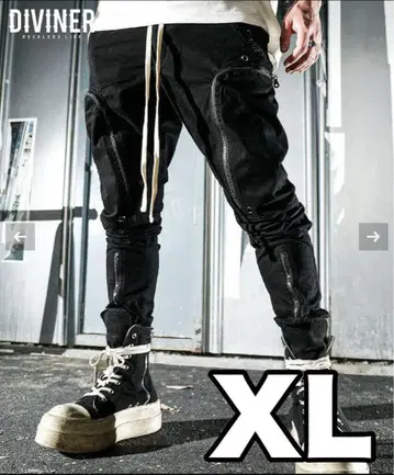 DIVINER 군용 지퍼 카고 팬츠 XL