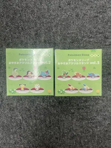 포켓몬 슬립 오야스미 아크릴 스탠드 vol.2+vol.3 2box
