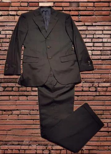 UNITED ARROWS 다크 네이비 울 혼방 수트 Lessona