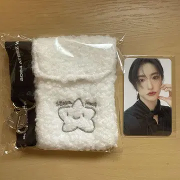 ATEEZ 송파 미니 파우치 트레이딩 카드 포함